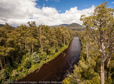 The Huon River, Tasmania, Australia
