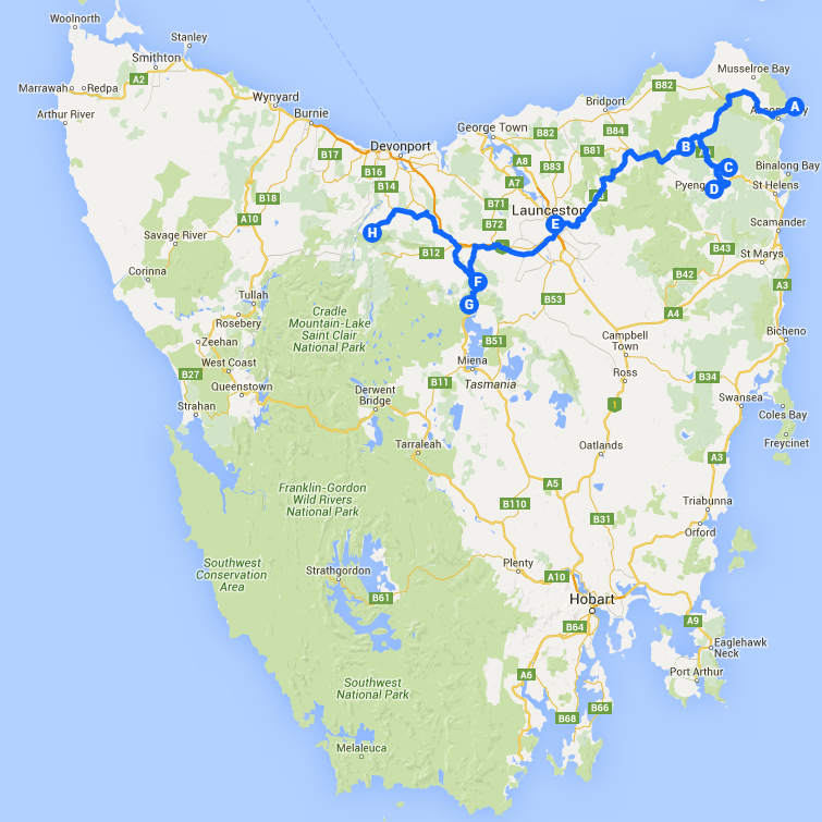 map northern tasmania        <h3 class=