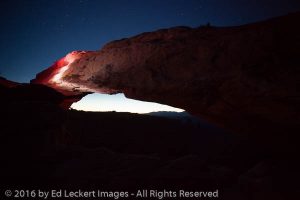 Mesa Arch Test Image, Canyonlands National Park, Utah