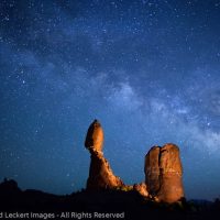 A Balanced Night, Balanced Rock, Arches National Park, Utah
