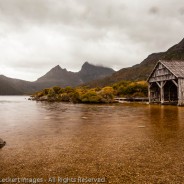 Stormy Day at the Boatshed, Cradle Mountain-Lake St Clair National Park, Tasmania, Australia