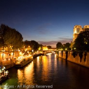 Notre Dame de Paris and the Seine River, Paris, France