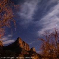 The Watchman by Moonlight, Zion National Park, Utah